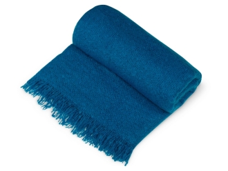 Изображение №2 | Плед акриловый «Mohair» (синий)
