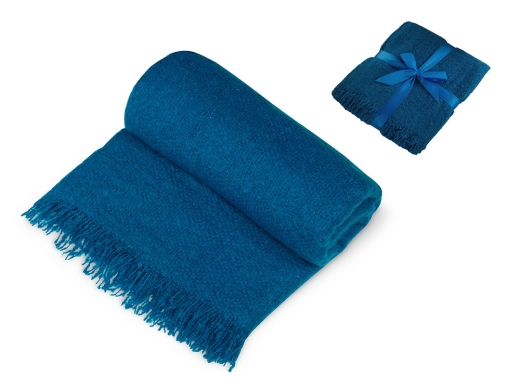 Изображение №1 | Плед акриловый «Mohair» (синий)