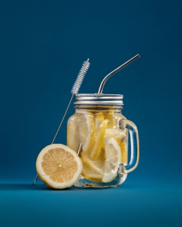 Изображение №3 | Набор Mellow, с изогнутой трубочкой, серебристый