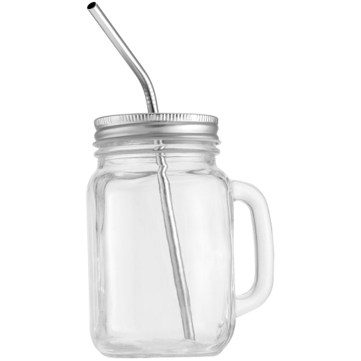 Изображение №2 | Набор Mellow, с изогнутой трубочкой, серебристый