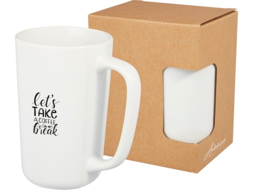 Изображение №6 | Керамическая кружка 480 мл «Perk» (белый)