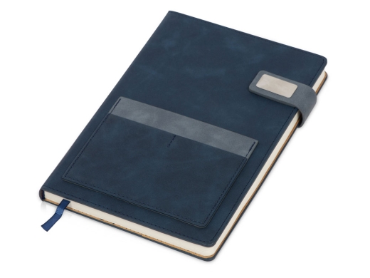 Изображение №1 | Бизнес блокнот А5 «Freya» (синий, темно-синий)