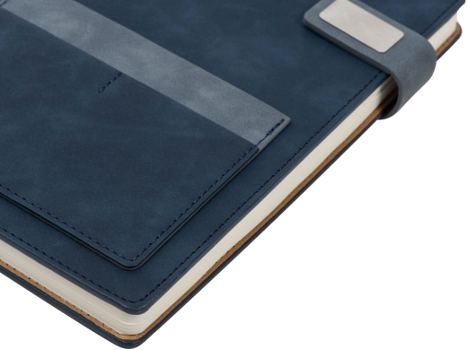 Изображение №7 | Бизнес блокнот А5 «Freya» (синий, темно-синий)
