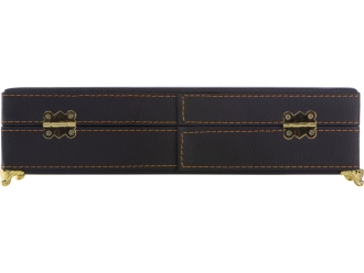 Изображение №13 | Подарочный набор «Русская охота» (стопки- прозрачный/золотистый, шкатулка- темно-коричневый/рыжий)