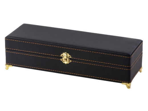 Изображение №3 | Подарочный набор «Русская охота» (стопки- прозрачный/золотистый, шкатулка- темно-коричневый/рыжий)