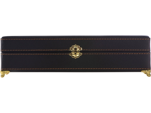 Изображение №12 | Подарочный набор «Русская охота» (стопки- прозрачный/золотистый, шкатулка- темно-коричневый/рыжий)