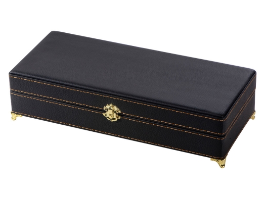 Изображение №3 | Подарочный набор «Русская охота» (стопки- прозрачный/серебристый, шкатулка- темно-коричневый/молочный)