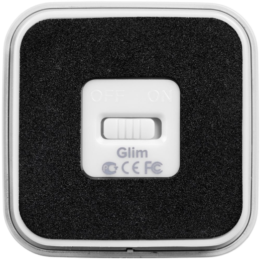 Изображение №7 | Беспроводная колонка с подсветкой гравировки Glim, белая