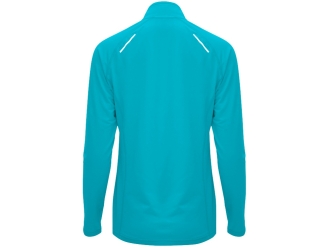 Изображение №2 | Толстовка с воротом на молнии «Melbourne» женская S (бирюзовый)