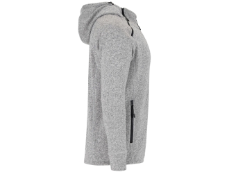 Изображение №4 | Толстовка на молнии «Everest», мужская S (меланжевый белый)