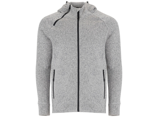 Изображение №1 | Толстовка на молнии «Everest», мужская S (меланжевый белый)