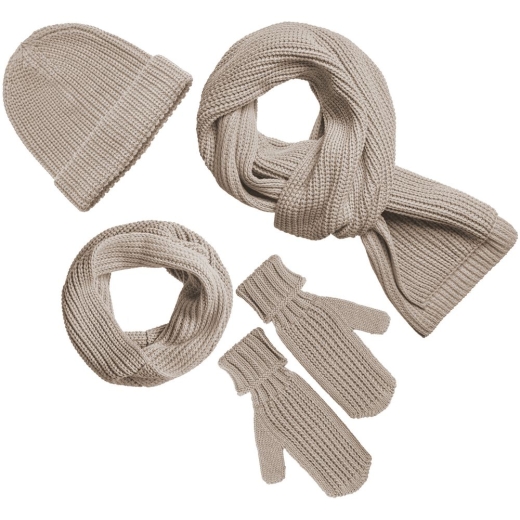 Изображение №3 | Варежки Nordkyn, бежевые, размер S/M