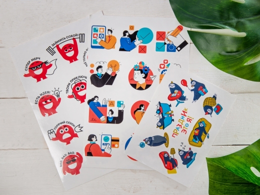 Изображение №3 | Стикерпак А5 (белый)