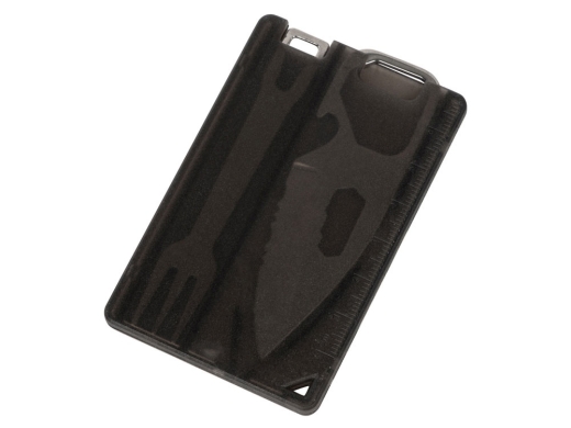 Изображение №2 | Мультиинструмент с ножом и вилкой «Hungry» (черный, серебристый)