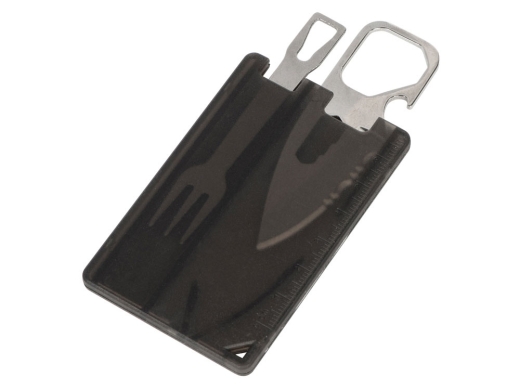 Изображение №4 | Мультиинструмент с ножом и вилкой «Hungry» (черный, серебристый)