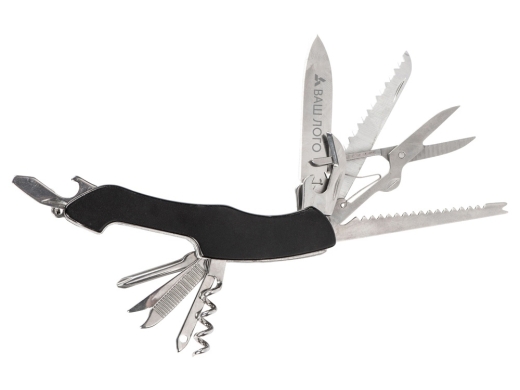 Изображение №3 | Мультитул-складной нож «Demi» 11-в-1 (черный)