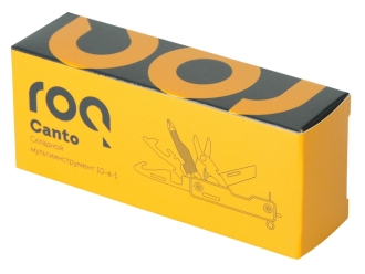 Изображение №10 | Компактный складной мультитул 10-в-1 «Canto» с фиксатором (серебристый, черный)