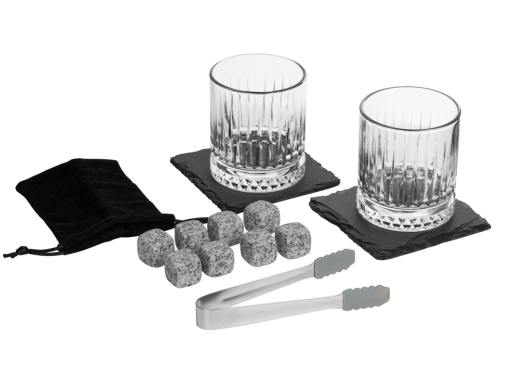 Изображение №5 | Набор для виски в подарочной коробке «Jack» (коричневый, прозрачный)