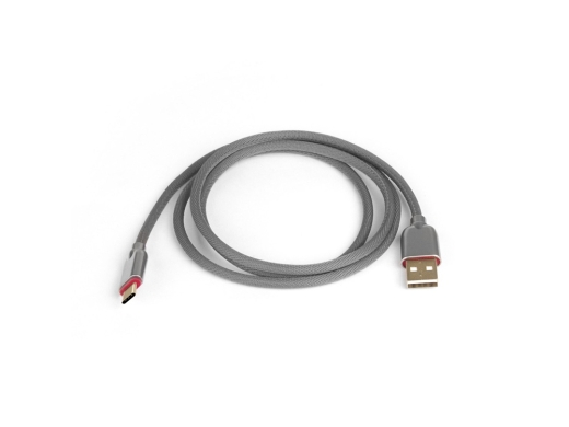 Изображение №3 | Кабель USB-A - USB-C «DIGITAL CB-05», QC/PD, 1 м (серый)