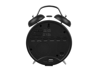 Изображение №5 | Настольные часы с колонкой «Cosmo» (черный)