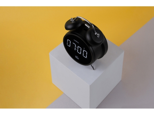 Изображение №7 | Настольные часы с колонкой «Cosmo» (черный)