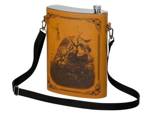 Изображение №1 | Фляга (серебристый, рыжий)