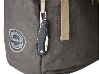 Изображение №9 | Складной нож «Cutter» с карабином (серебристый, черный)