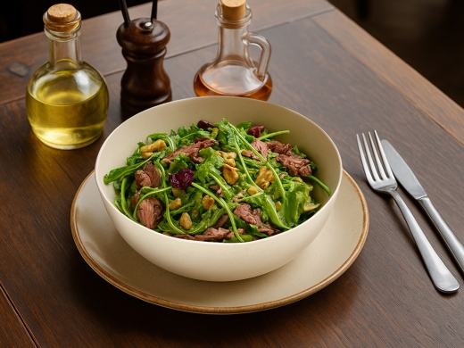 Изображение №10 | Салатник из натуральных волокон с бамбуковой крышкой «Bowl» (бежевый)