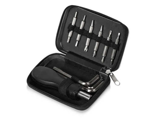 Изображение №1 | Набор отверток и шестигранников 15-в-1 «Screw on» (серебристый/черный)