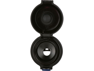 Изображение №6 | Вакуумная термокружка c кнопкой «Guard», soft-touch, 400 мл, тубус (темно-синий)