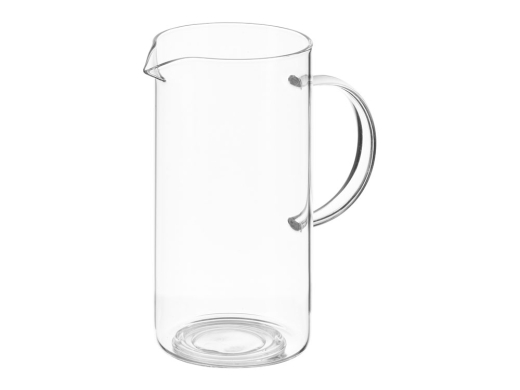 Изображение №2 | Стеклянный кувшин с крышкой из пробки «Fiz» (прозрачный, бежевый)