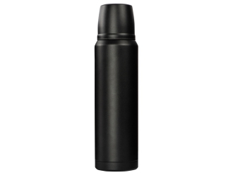 Изображение №5 | Вакуумный термос с медной изоляцией «Stern», крафтовый тубус, 1000 мл (черный)