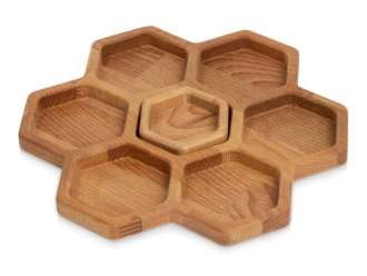 Изображение №1 | Менажница «Соты» (натуральный коричневый)