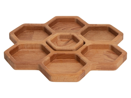 Изображение №7 | Менажница «Соты» (натуральный коричневый)