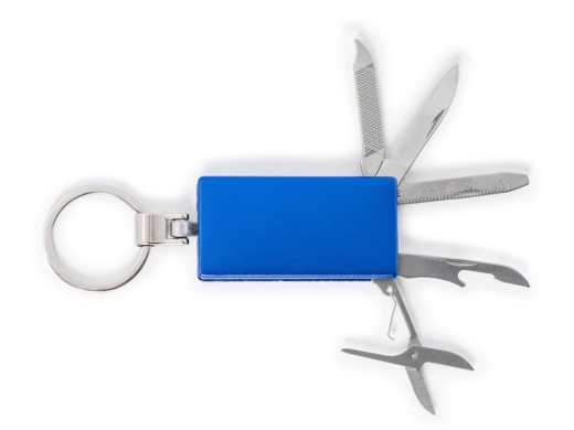 Изображение №5 | Мультитул-брелок 5-в-1 «Badge» (синий)