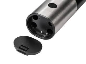 Изображение №6 | Электрическая мельница для соли и перца «Grind» (серебристый, черный)