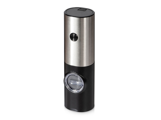 Изображение №1 | Электрическая мельница для соли и перца «Grind» (серебристый, черный)