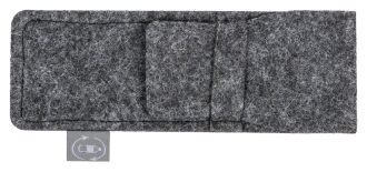 Изображение №4 | Футляр для ручек из RPET-фетра «Felt» (серый)