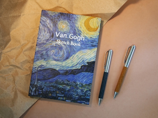 Изображение №7 | Ручка шариковая «Venera» из переработанной стали и переработанной кожи (серебристый/серый)