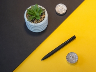 Изображение №7 | Ручка шариковая металлическая «Siegfried» soft-touch (черный)