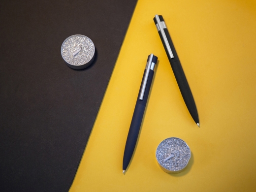 Изображение №7 | Ручка шариковая металлическая «Matteo» soft-touch (черный/серебристый)