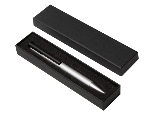 Изображение №4 | Ручка шариковая металлическая «Jobs» soft-touch с флеш-картой на 8 Гб (серебристый/черный)