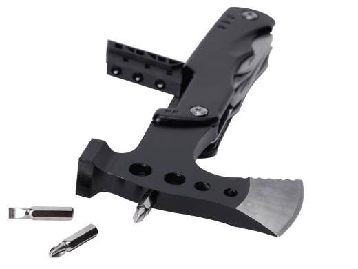 Изображение №3 | Топор-мультитул 7-в-1 «Stalk» (серебристый, черный)