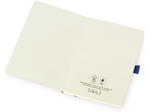 Изображение №2 | Блокнот А5 в гибкой обложке «Sevilia Soft» (крафтовый/синий)