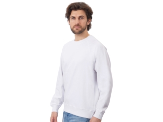 Изображение №5 | Свитшот оверсайз с рукавом реглан «Belgrade», унисекс 2XL (белый)