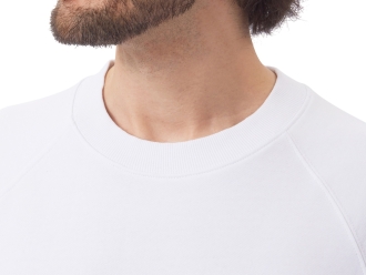 Изображение №8 | Свитшот оверсайз с рукавом реглан «Belgrade», унисекс 2XL (белый)