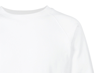 Изображение №11 | Свитшот оверсайз с рукавом реглан «Belgrade», унисекс 2XL (белый)