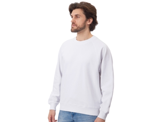 Изображение №4 | Свитшот оверсайз с рукавом реглан «Belgrade», унисекс 2XL (белый)