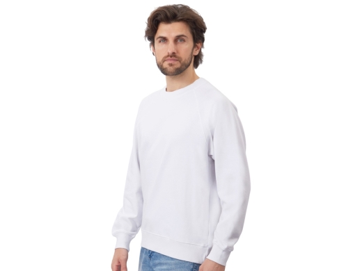 Изображение №5 | Свитшот оверсайз с рукавом реглан «Belgrade», унисекс 2XL (белый)