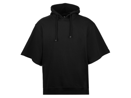 Изображение №11 | Худи оверсайз с коротким рукавом «Warsaw» унисекс XS-S (черный)